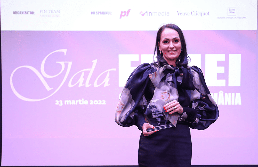 Un nou premiu pentru Alina Paul, CEO DO SECURITY, în cadrul Galei „Femei care schimbă România”
